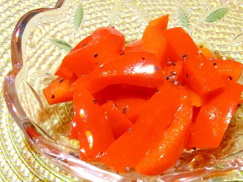 お弁当に レンジでパプリカのマリネ レシピ 作り方 By メリッコ 楽天レシピ お弁当に レンジでパプリカのマリネ レシピ 作り方 By メリッコ 楽天レシピ